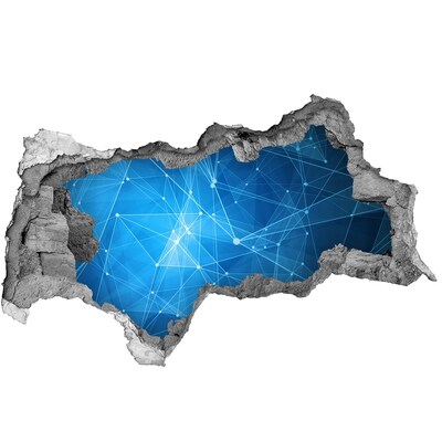 Fali matrica lyuk a falban Digitális tér a fal mögött