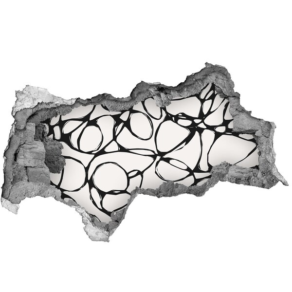 Fali matrica lyuk a falban Absztrakt minták a falon