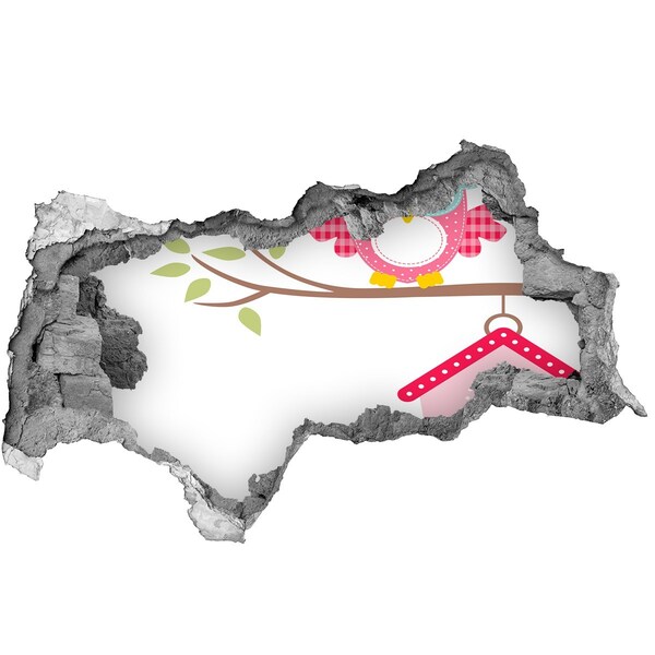 Fali matrica lyuk a falban Bagoly, elágazik