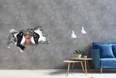 Fali matrica lyuk a falban Stílusos elegancia egy falnyílásban