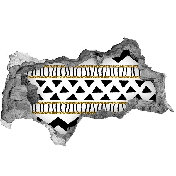 Fali matrica lyuk a falban Stilizált lyuk a falban