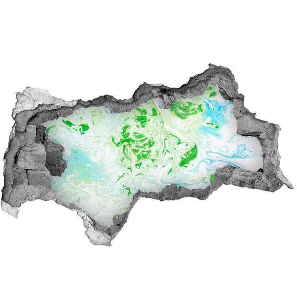 Fali matrica lyuk a falban Egy zöld oázis egy lyukban a falban