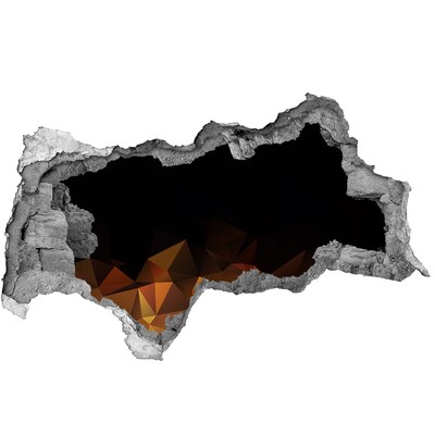 Fali matrica lyuk a falban A vulkán belseje