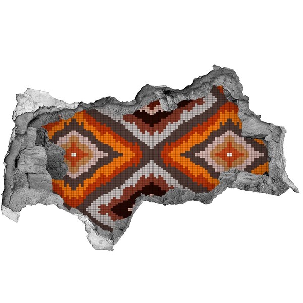 Fali matrica lyuk a falban Földszínű mozaikminták