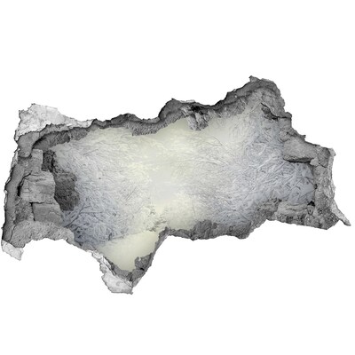 Fali matrica lyuk a falban Téli táj a fal mögött