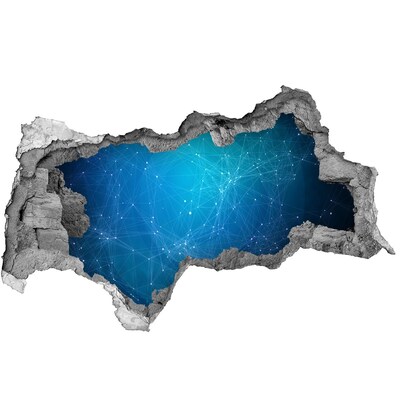 Fali matrica lyuk a falban Kozmikus portál a falban