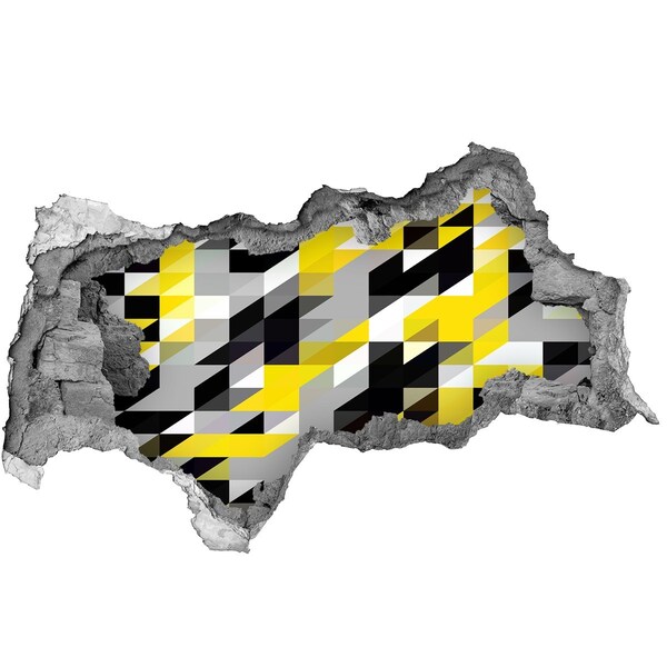 Fali matrica lyuk a falban Absztrakt lyuk a falban