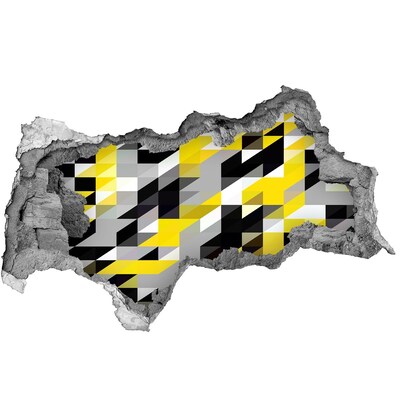 Fali matrica lyuk a falban Absztrakt lyuk a falban