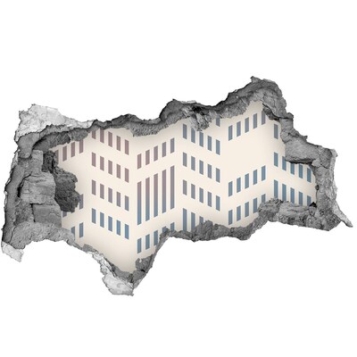 Fali matrica lyuk a falban Városi báj a fal mögött