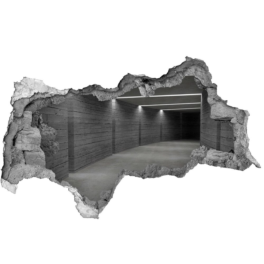 Fali matrica lyuk a falban A beton alagút
