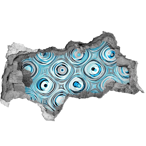 Fali matrica lyuk a falban Vízörvények a betonban