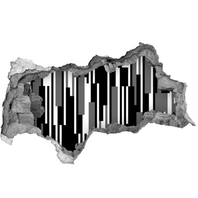 Fali matrica lyuk a falban Modern művészet a falon