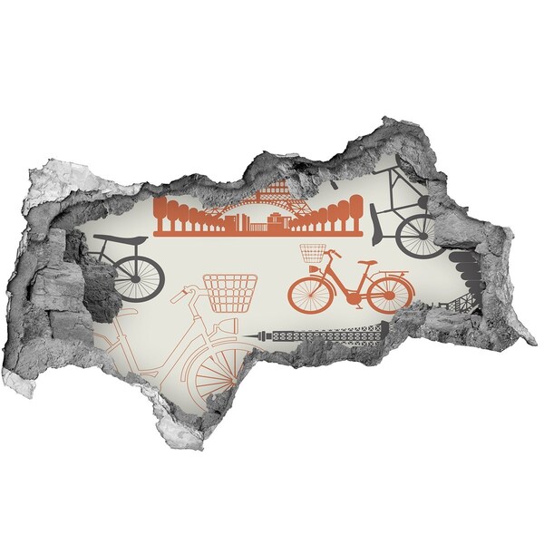 Fali matrica lyuk a falban Párizs részletesen