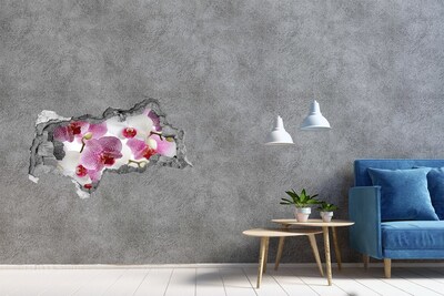 Fali matrica lyuk a falban Murals orchidea