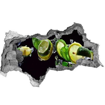 Fali matrica lyuk a falban Egy citromos frissesség