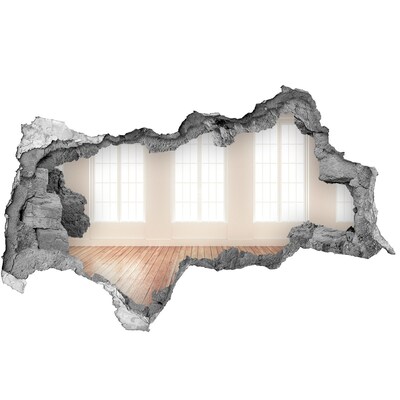 Fali matrica lyuk a falban Belső tér kilátással a napra