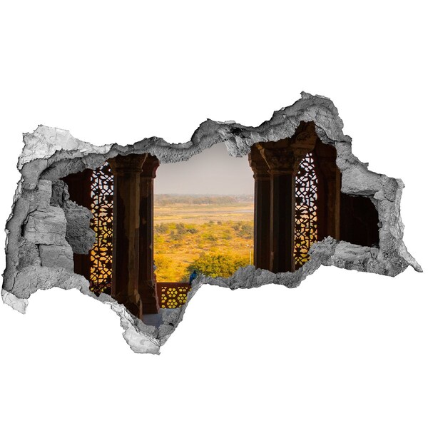 3d fali matrica lyuk a falban Kilátás a vár romjaiból
