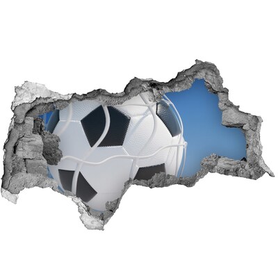 3d fali matrica lyuk a falban Futball repülés közben