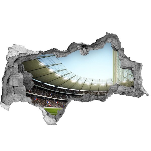 3d fali matrica lyuk a falban France stadiontól