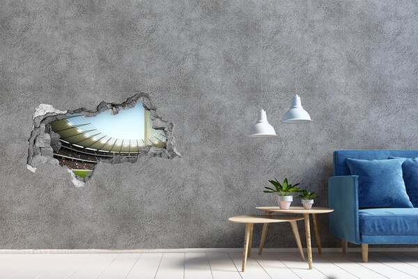 3d fali matrica lyuk a falban Egy érzelmekkel teli stadion