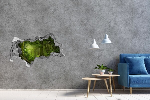 3d fali matrica lyuk a falban Trópusi dzsungel
