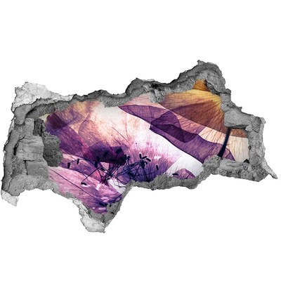 3d fali matrica lyuk a falban A virágvilág a falak mögött