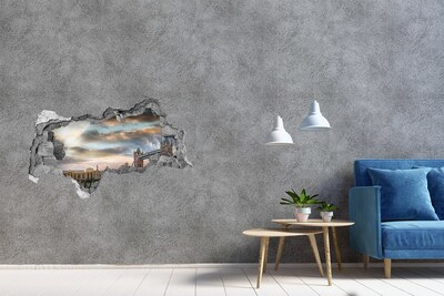 3d fali matrica lyuk a falban Tower Bridge Londonban