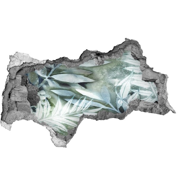 3d fali matrica lyuk a falban Egy zöld oázis egy lyukban a falban