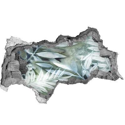 3d fali matrica lyuk a falban Egy zöld oázis egy lyukban a falban