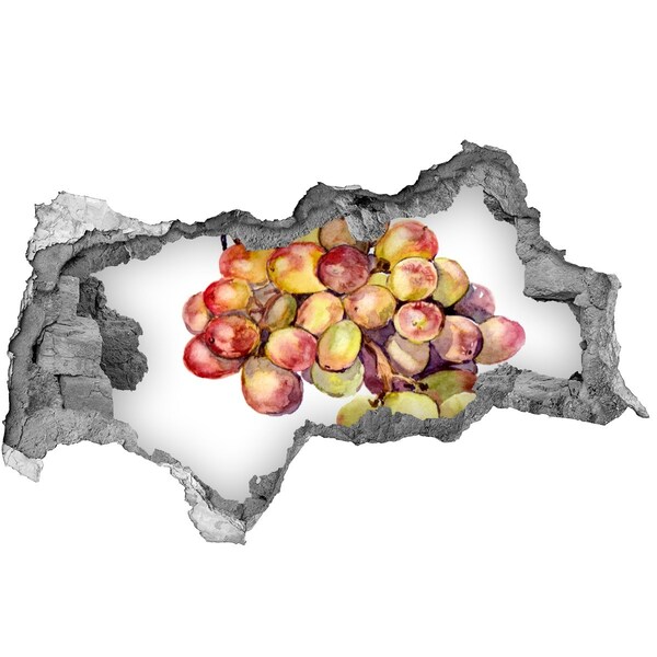 3d fali matrica lyuk a falban Gyümölcs egy lyukban a falban