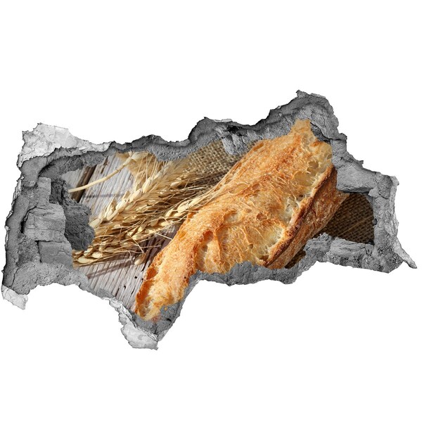 3d fali matrica lyuk a falban Friss baguette