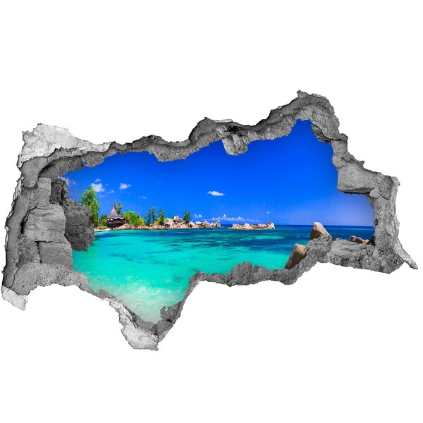 3d fali matrica lyuk a falban Strand seychelles