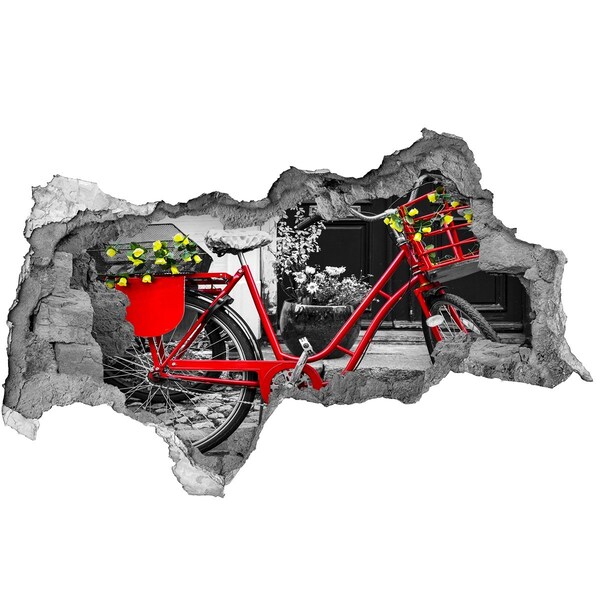 3d fali matrica lyuk a falban Városi kerékpár