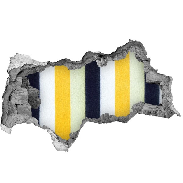 3d fali matrica lyuk a falban Színes csíkok betonban