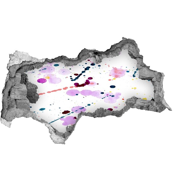 3d fali matrica lyuk a falban Absztrakt foltok