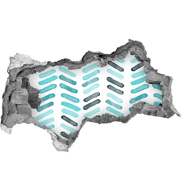 3d fali matrica lyuk a falban Modern stílusú belső tér