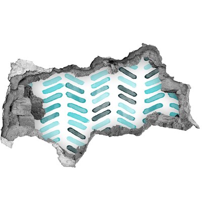 3d fali matrica lyuk a falban Modern stílusú belső tér