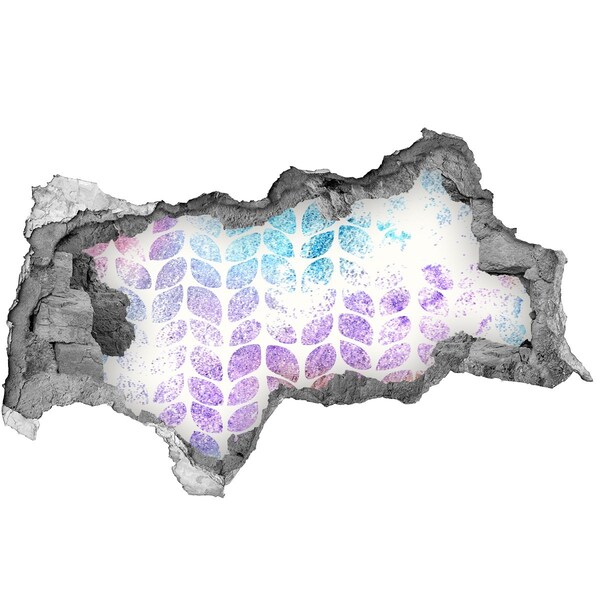 3d fali matrica lyuk a falban Lyuk a falban virágminták