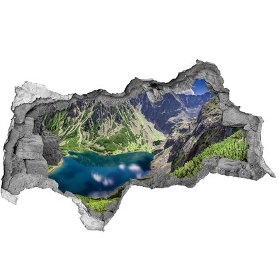 3d fali matrica lyuk a falban Fekete tó tatry