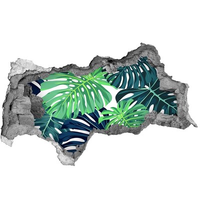 3d fali matrica lyuk a falban Egy trópusi paradicsom egy lyukban a falban