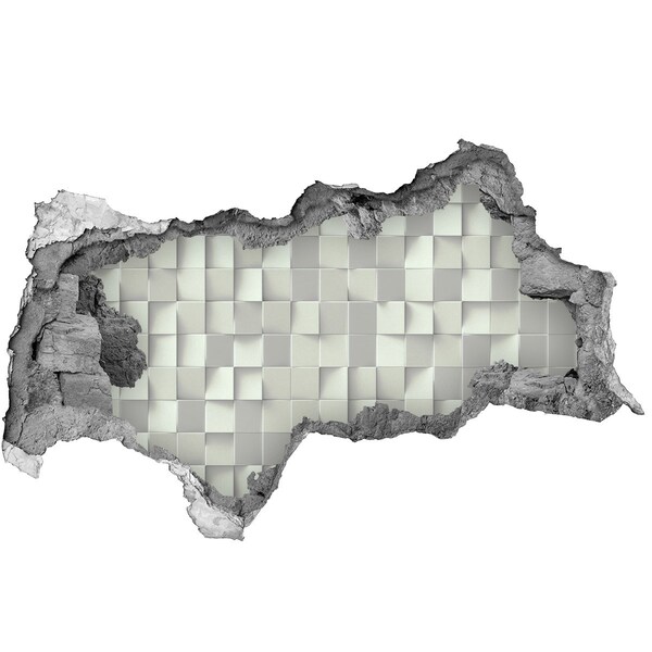 3d fali matrica lyuk a falban Geometriai háttér