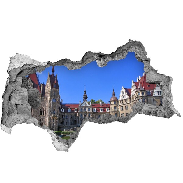 3d fali matrica lyuk a falban Lengyelország castle moszna