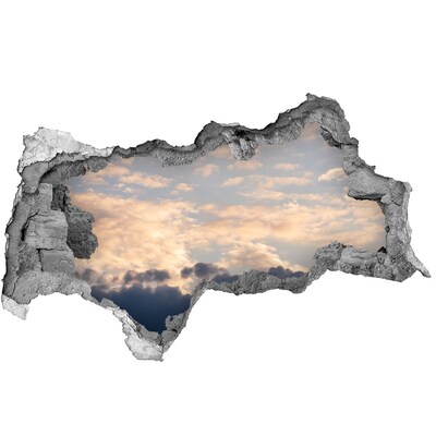 3d fali matrica lyuk a falban Ég a felhőkben