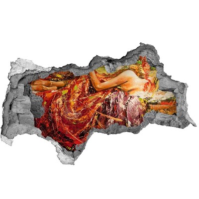 3d lyuk fal dekoráció A színek elmerült világa