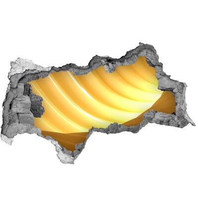 3d lyuk fal dekoráció Arany dűne a sivatagban