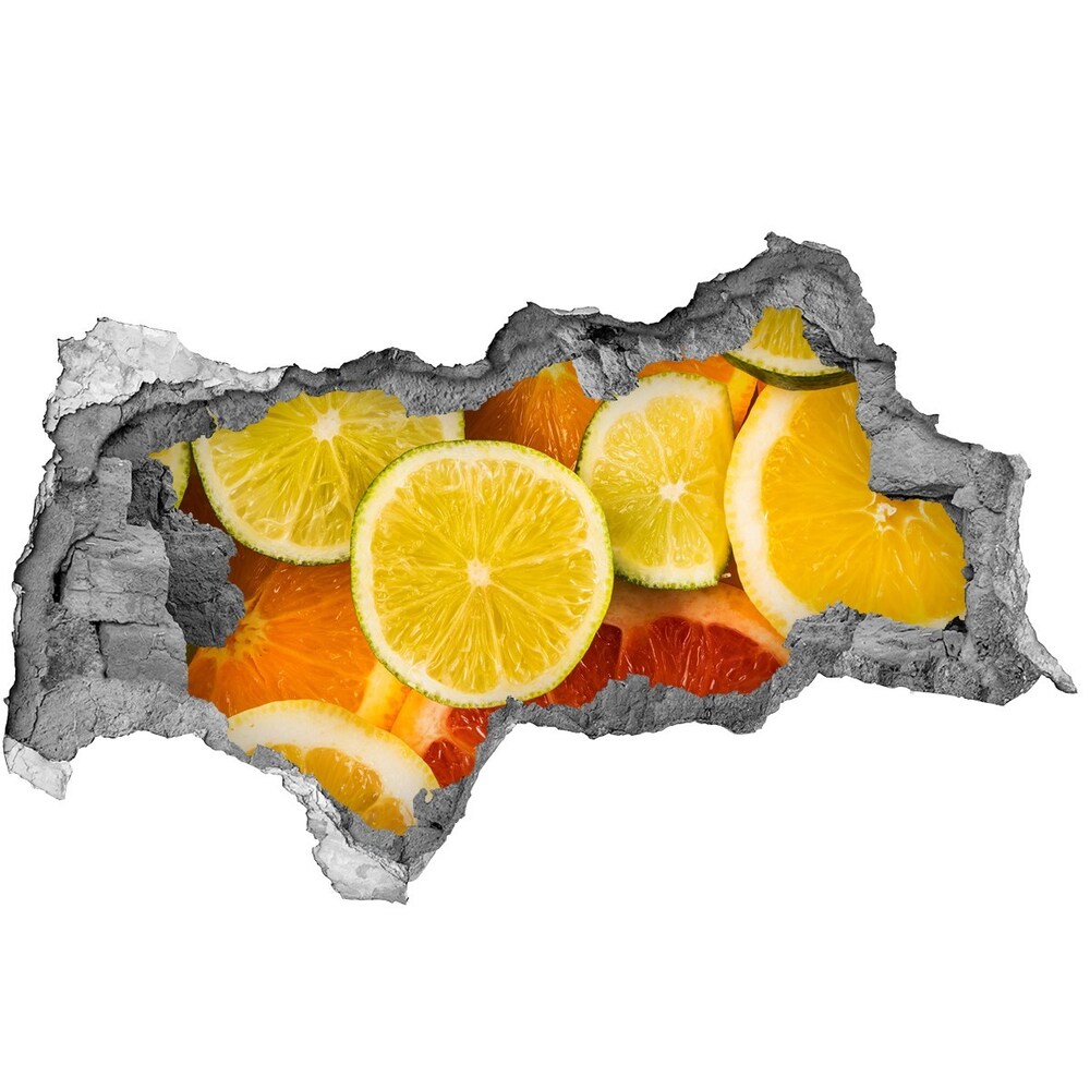 3d lyuk fal dekoráció Citrusfélék