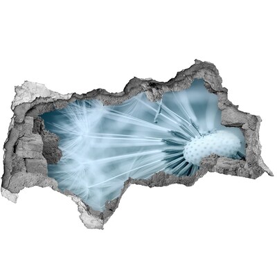 3d lyuk fal dekoráció A virágvilág a fal mögött