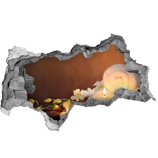 3d lyuk fal dekoráció Pihenjen a gyógyfürdőben