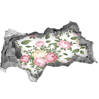 3d lyuk fal dekoráció Lyuk a falban virágoskert