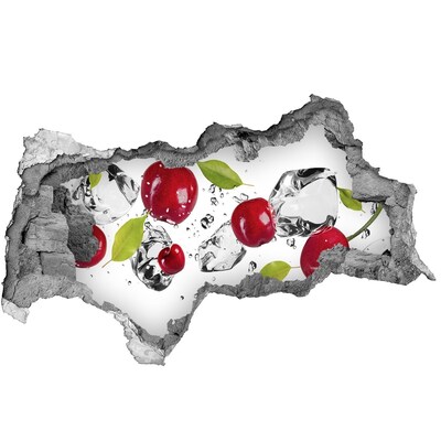 3d lyuk fal dekoráció Gyümölcs jégben